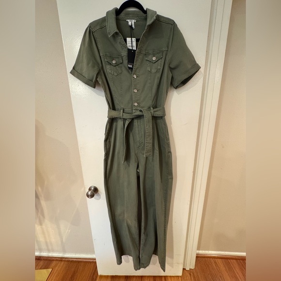 PAIGE Brooklyn Belted Jumpsuit - Picture 2 of 8